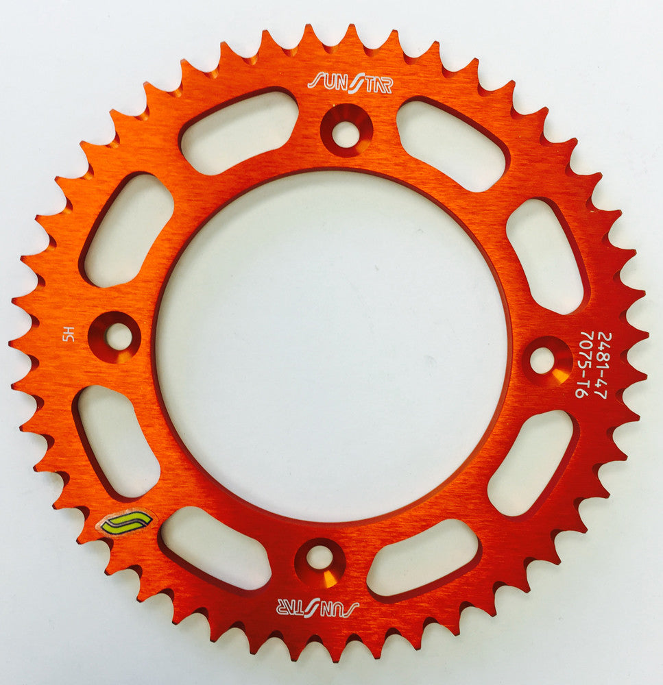 SUNSTAR SPROCKET REAR KTM ORANGE 5-248147OR-atv motorcycle utv parts accessories gear helmets jackets gloves pantsAll Terrain Depot