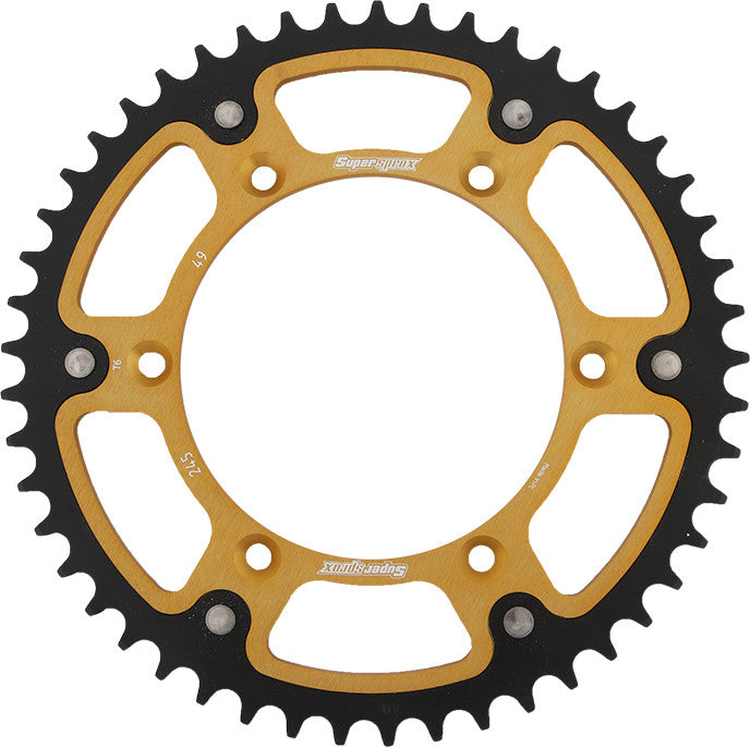 SUPERSPROX STEALTH SPROCKET 49T GOLD RST-245-49-GLD