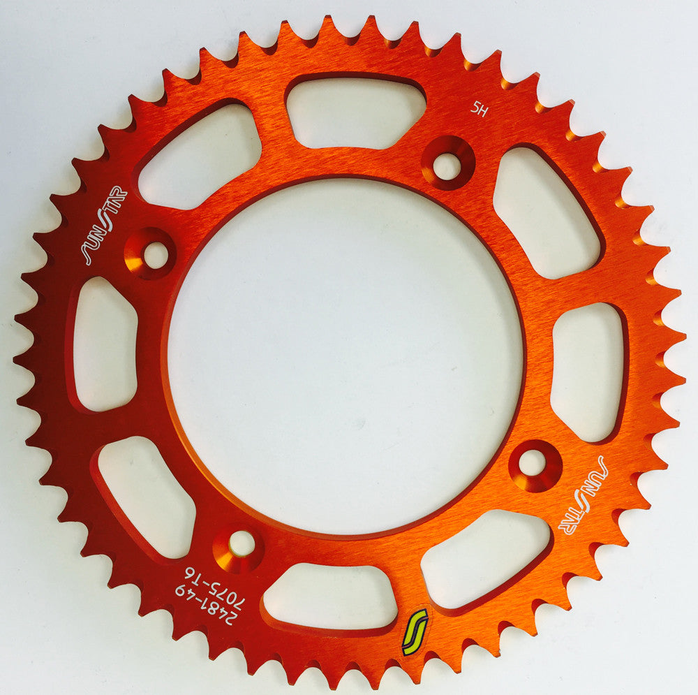 SUNSTAR SPROCKET REAR KTM ORANGE 5-248149OR-atv motorcycle utv parts accessories gear helmets jackets gloves pantsAll Terrain Depot