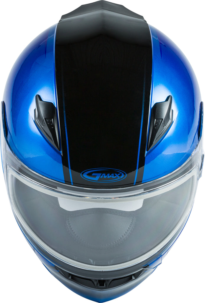 GMAX FF-49S FULL-FACE HAIL SNOW HELMET BLUE/BLACK MD G2495045