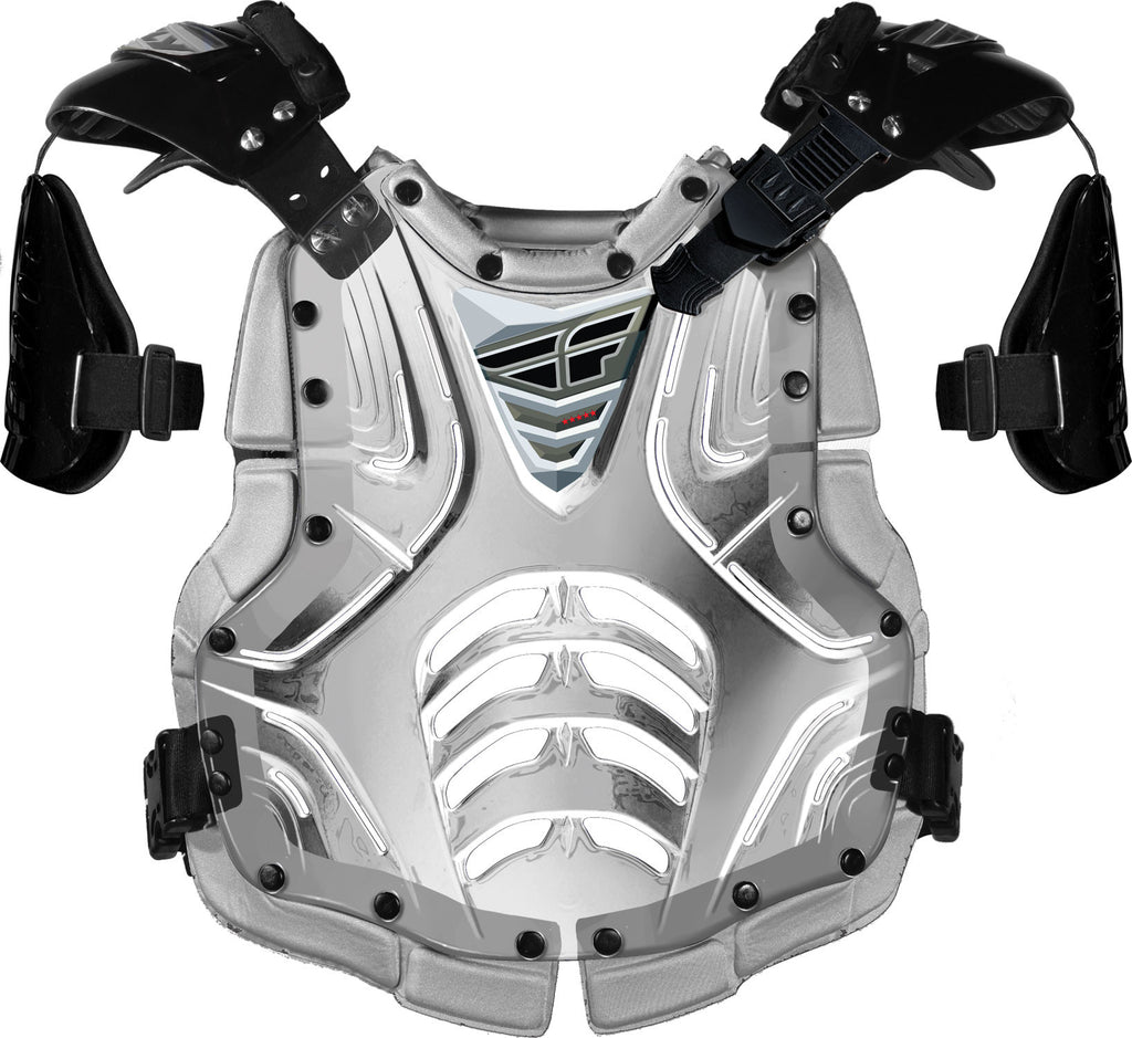 FLY RACING CONVERTIBLE II ROOST GUARD CLEAR/SILVER ADULT 8000300032-atv motorcycle utv parts accessories gear helmets jackets gloves pantsAll Terrain Depot