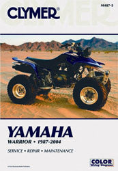 CLYMER REPAIR MANUAL YAM YFM350 WARRIOR CM487-5-atv motorcycle utv parts accessories gear helmets jackets gloves pantsAll Terrain Depot