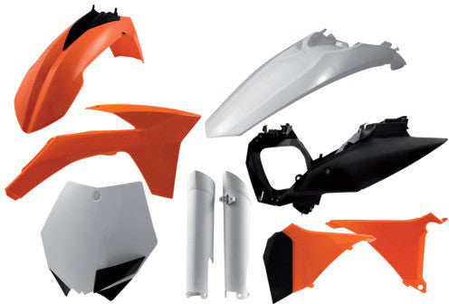 ACERBIS PLASTIC KIT ORANGE 2205282882-atv motorcycle utv parts accessories gear helmets jackets gloves pantsAll Terrain Depot