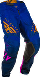 FLY RACING KINETIC K220 PANTS MIDNIGHT/BLUE/ORANGE SZ 20 373-53920