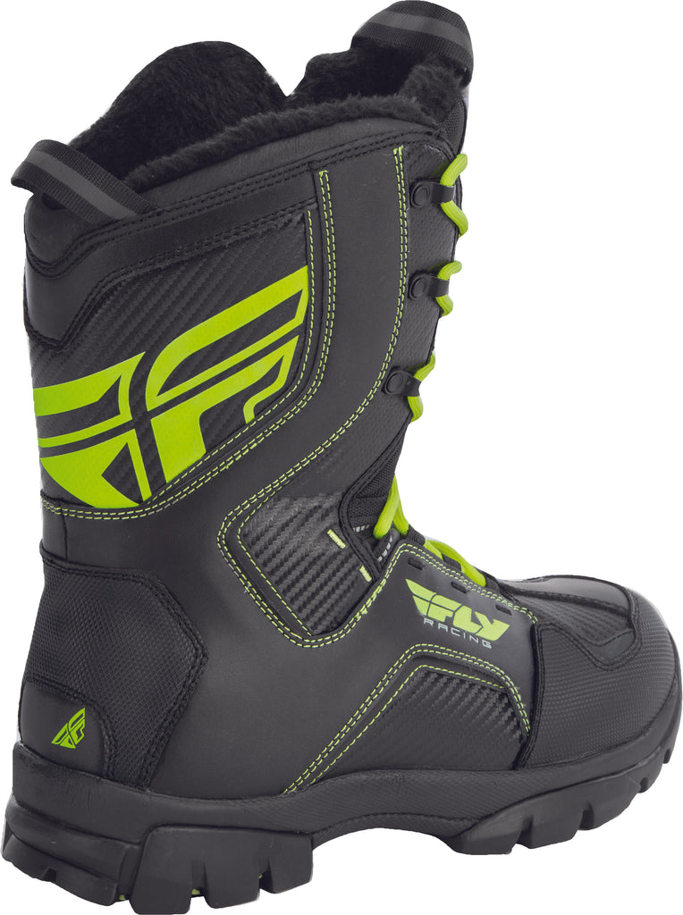 FLY RACING MARKER BOOTS BLACK/HI-VIS SZ 15 361-97815