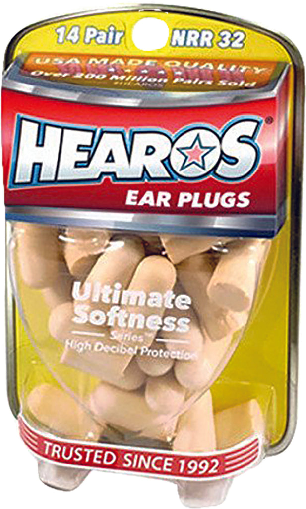 HEAROS ULTIMATE SOFTNESS EAR PLUGS 14 PAIRS/CASE 5210-atv motorcycle utv parts accessories gear helmets jackets gloves pantsAll Terrain Depot