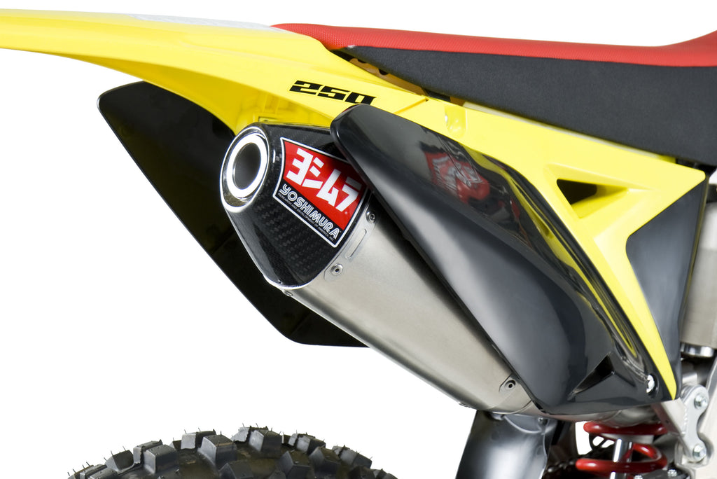 YOSHIMURA RS-4 HEADER/CANISTER/END CAP EXHAUST SLIP-ON SS-AL-CF 218312D320