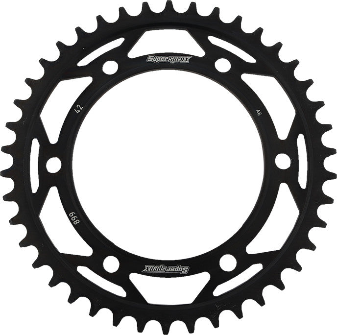 SUPERSPROX STEEL SPROCKET 42T BLACK RFE-899-42-BLK