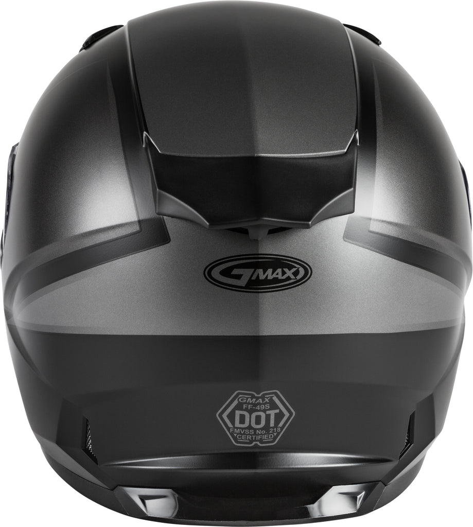 GMAX FF-49S HAIL SNOW HELMET W/ELEC SHIELD MATTE BLACK/GREY 3X G4491509