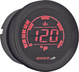 KOSO HD-02T 2'' OIL TEMP GAUGE BLACK BEZEL BA050510