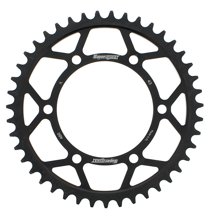 SUPERSPROX STEEL SPROCKET 43T BLACK RFE-480-43-BLK