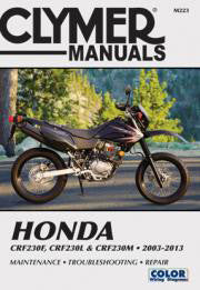 CLYMER REPAIR MANUAL HONDA CRF 230 CM223-atv motorcycle utv parts accessories gear helmets jackets gloves pantsAll Terrain Depot