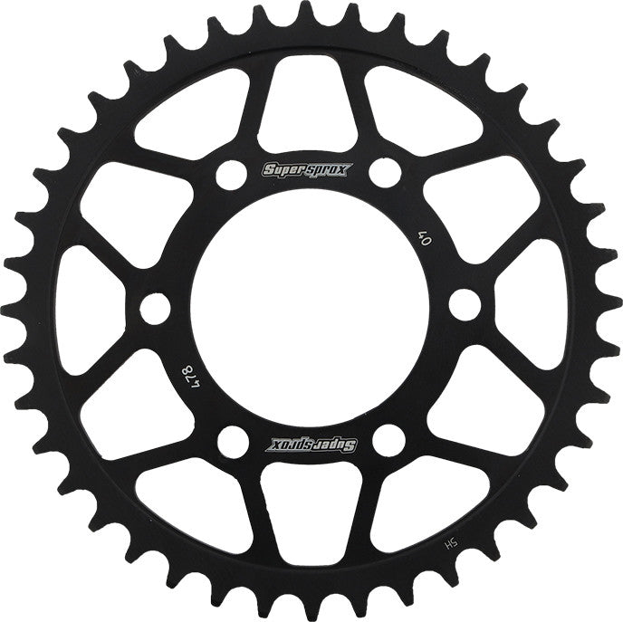 SUPERSPROX STEEL SPROCKET 40T BLACK RFE-478-40-BLK