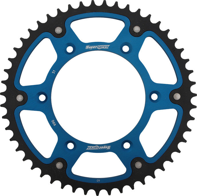 SUPERSPROX STEALTH SPROCKET 51T BLUE RST-990-51-BLU