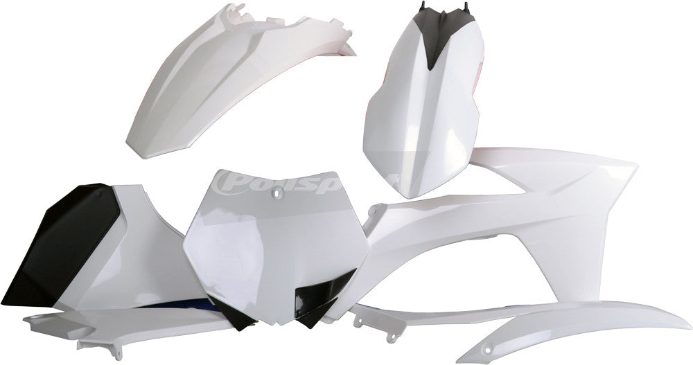 POLISPORT PLASTIC BODY KIT WHITE 90406