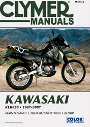 CLYMER REPAIR MANUAL KAW KLR650 CM474-3-atv motorcycle utv parts accessories gear helmets jackets gloves pantsAll Terrain Depot