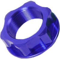 Load image into Gallery viewer, ZETA STEERING STEM NUT &amp; BOLT BLUE M22X27-P1.0 H12 ZE58-2022