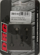 Load image into Gallery viewer, DRC ALUMINUM FLANGE BOLTS TITANIUM M6X12MM 4/PK D58-51-412