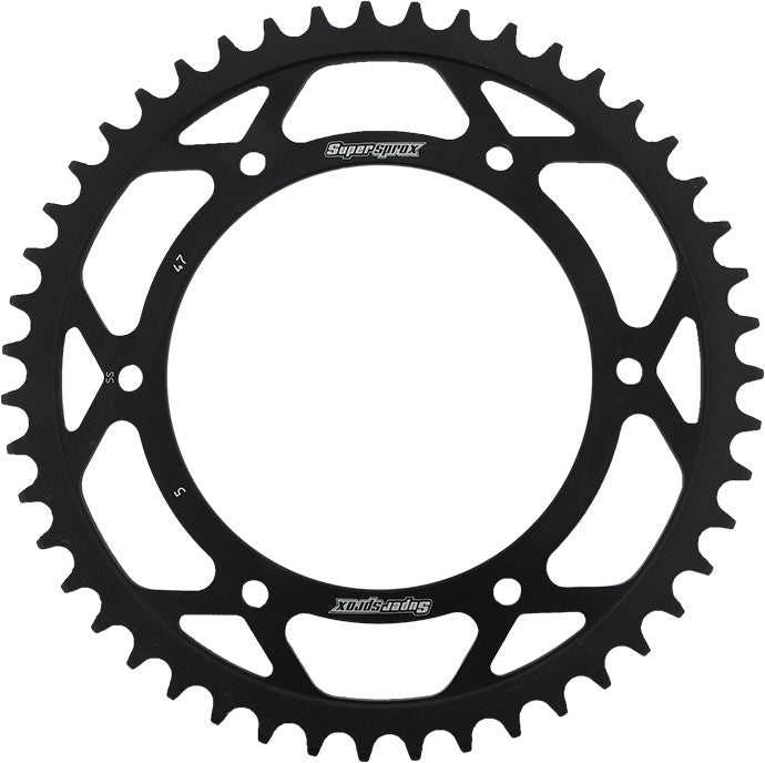 SUPERSPROX STEEL SPROCKET 47T BLACK RFE-5-47-BLK