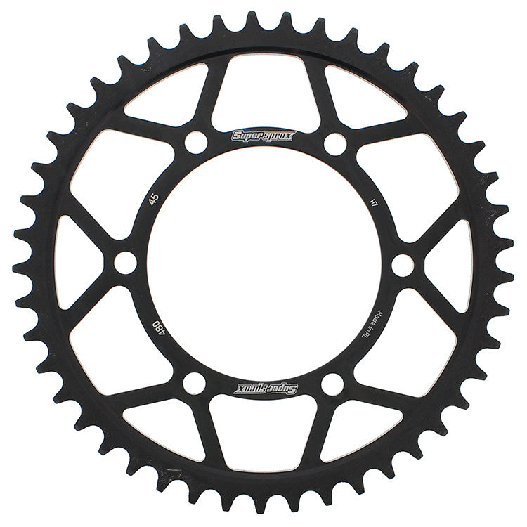 SUPERSPROX STEEL SPROCKET 45T BLACK RFE-480-45-BLK