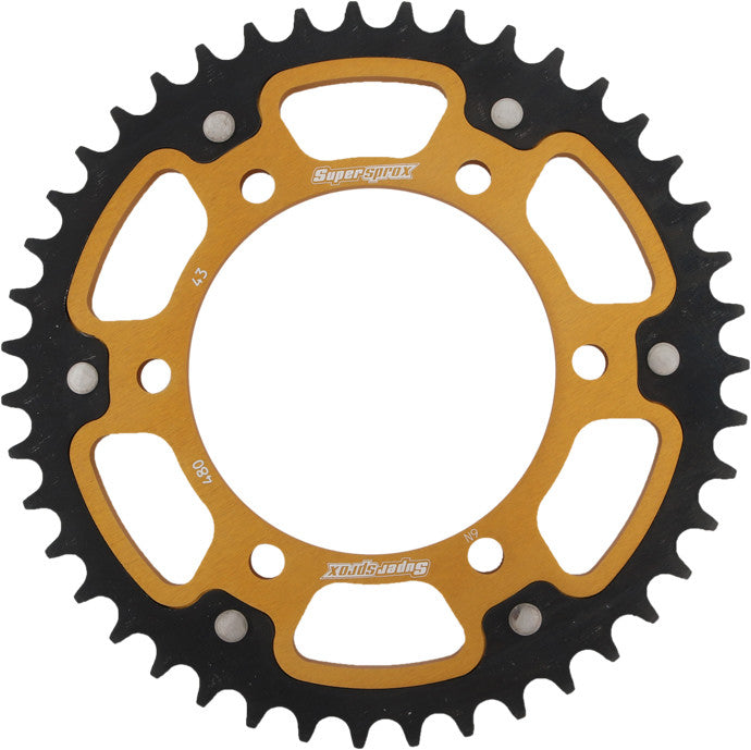 SUPERSPROX STEALTH SPROCKET 43T GOLD RST-480-43-GLD