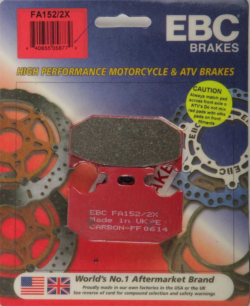 EBC BRAKE PADS FA152/2X-atv motorcycle utv parts accessories gear helmets jackets gloves pantsAll Terrain Depot