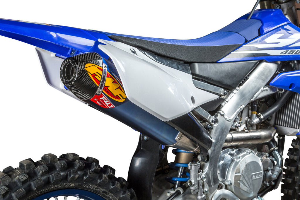 FMF FACTORY 4.1 RCT SLIP MFLR ANO TI W/CARB CAP YZ450F 44445