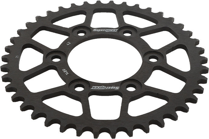 SUPERSPROX STEEL SPROCKET 42T BLACK RFE-1489-42-BLK