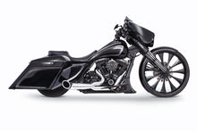 Load image into Gallery viewer, FREEDOM TURNOUT 2-1 CHROME W/SCULPTED BLACK TIP FLT HD00837