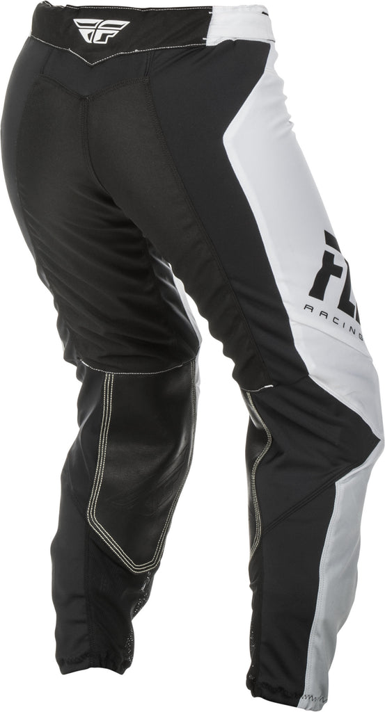 FLY RACING WOMEN'S LITE RACE PANTS WHITE/BLACK SZ 24 191361057878