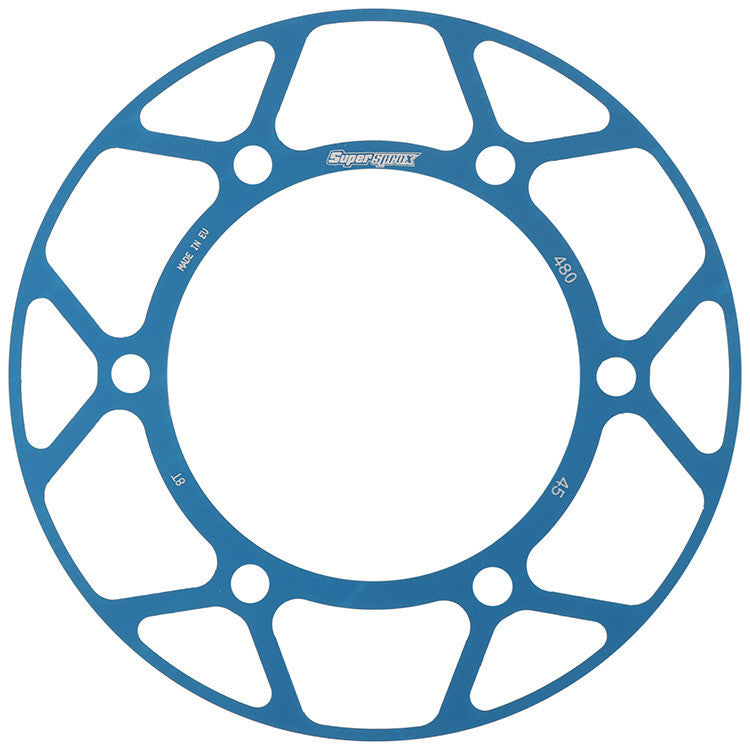 SUPERSPROX EDGE SPROCKET DISK BLUE RACD-480-45-BLU