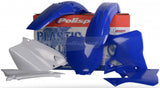 POLISPORT PLASTIC BODY KIT BLUE 90108