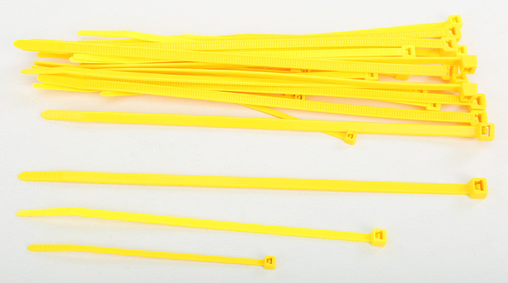 HELIX ASSORTED CABLE TIES YELLOW 30/PK 303-4683-atv motorcycle utv parts accessories gear helmets jackets gloves pantsAll Terrain Depot