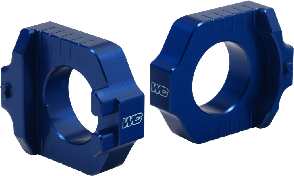 WORKS AXLE BLOCKS ELITE YAM BLUE 17-265