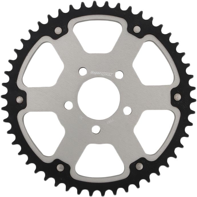 SUPERSPROX STEALTH SPROCKET 50T SILVER FOR HD '00-UP RST-7081-50-SLV