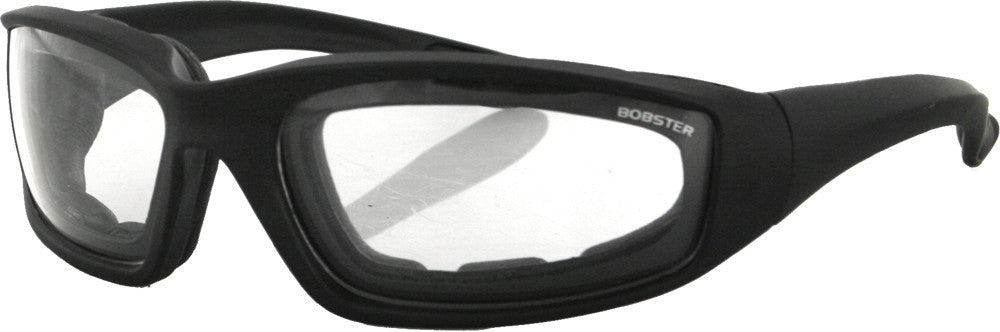 BOBSTER FOAMERZ SUNGLASSES 2 BLACK W/CLEAR LENS ES214C-atv motorcycle utv parts accessories gear helmets jackets gloves pantsAll Terrain Depot