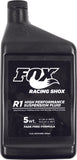 FOX R2 HIGH PERFORMANCE SUSPENSION FLUID 5WT 1QT 025-06-004