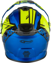 Load image into Gallery viewer, GMAX AT-21S ADVENTURE EPIC SNOW HELMET BLUE/HI-VIS/BLACK LG G2211046