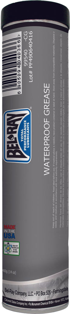 BEL-RAY WATERPROOF GREASE 14OZ CARTRIDGE 99540-CG