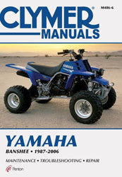 CLYMER REPAIR MANUAL YAM YFZ350 BANSHEE CM486-6-atv motorcycle utv parts accessories gear helmets jackets gloves pantsAll Terrain Depot