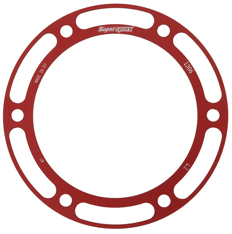 SUPERSPROX EDGE SPROCKET DISK RED RACD-1306-42-RED