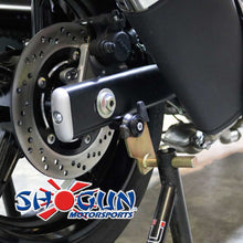 Load image into Gallery viewer, SHOGUN SWINGARM SLIDERS BLACK 701-0379