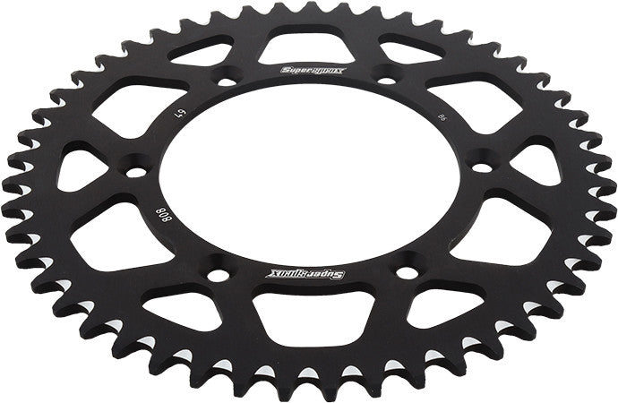 SUPERSPROX ALUMINUM SPROCKET 49T BLACK RAL-808-49-BLK