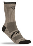 FLY RACING PRO LITE SOCKS GREY L/X 350-0336L