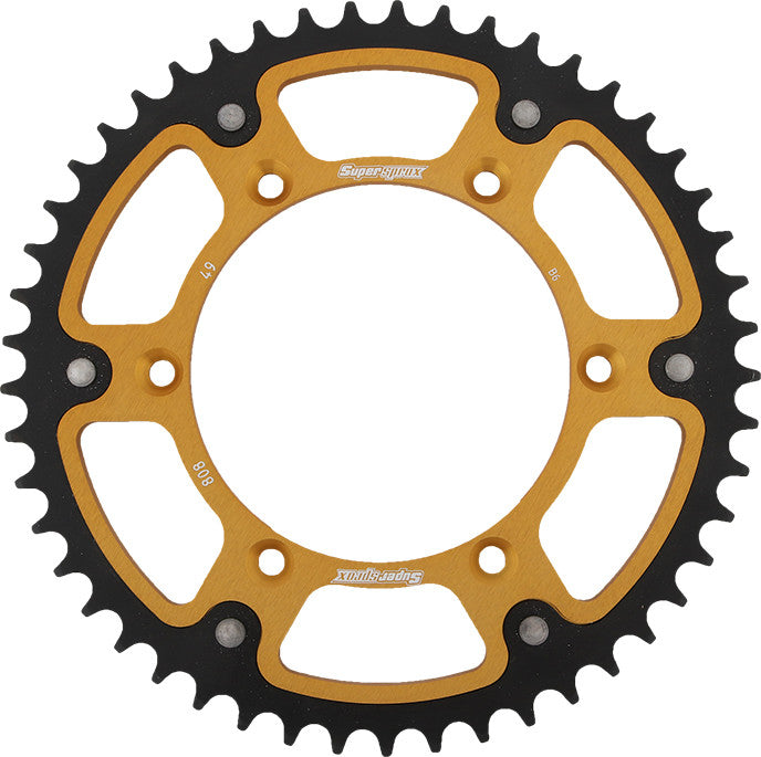 SUPERSPROX STEALTH SPROCKET 49T GOLD RST-808-49-GLD