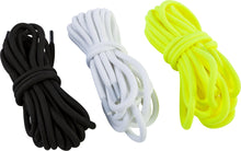 Load image into Gallery viewer, FLY RACING MARKER BOOT LACES BLACK/HI-VIS/WHITE 3/PR 361-99630