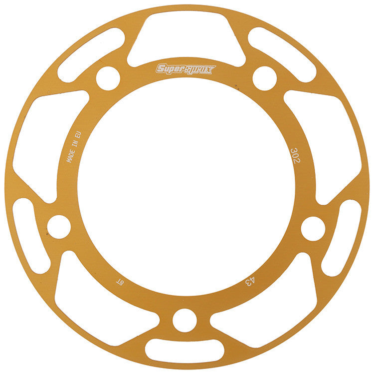 SUPERSPROX EDGE SPROCKET DISK GOLD RACD-302-43-GLD