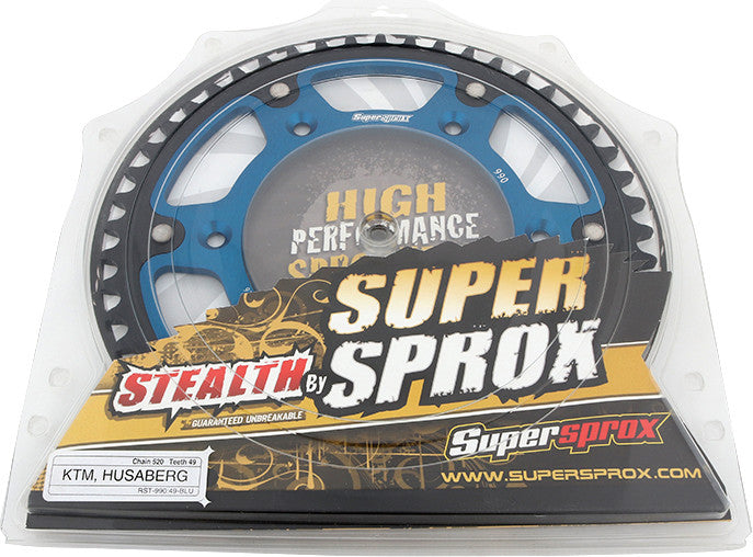 SUPERSPROX STEALTH SPROCKET 49T BLUE RST-990-49-BLU