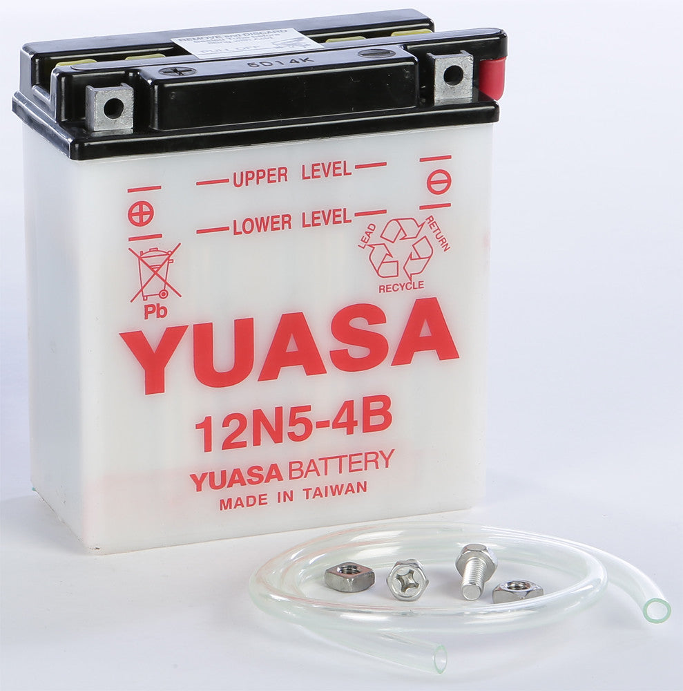 YUASA BATTERY 12N5-4B CONVENTIONAL YUAM2250B-atv motorcycle utv parts accessories gear helmets jackets gloves pantsAll Terrain Depot