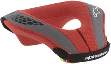 Load image into Gallery viewer, ALPINESTARS YOUTH SEQUENCE NECK SUPPORT BLACK/RED YS/YM 6741018-13-S/M